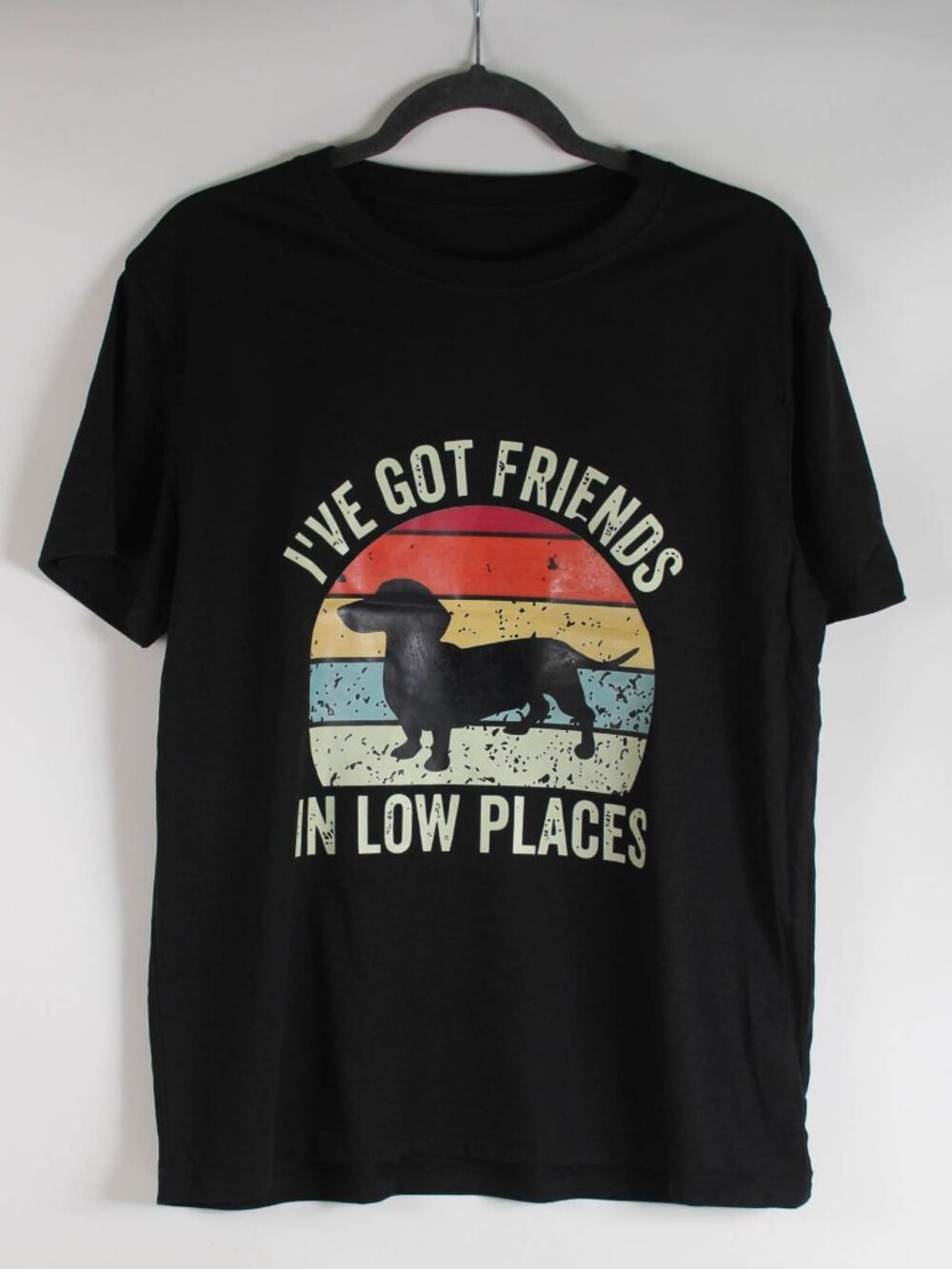 Graphic Dachshund Tee - Cotton